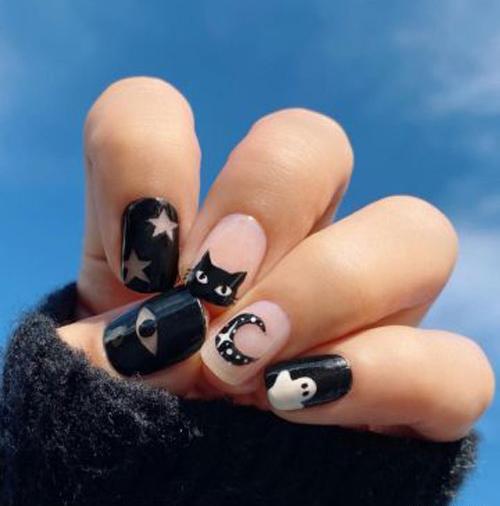 عکس ناخن گربه سیاه