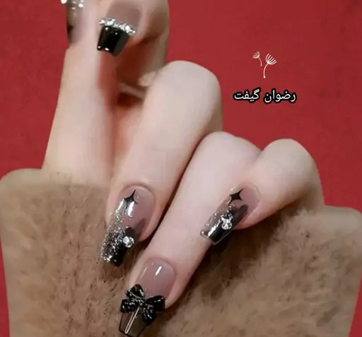 عکس ناخن طرح گربه