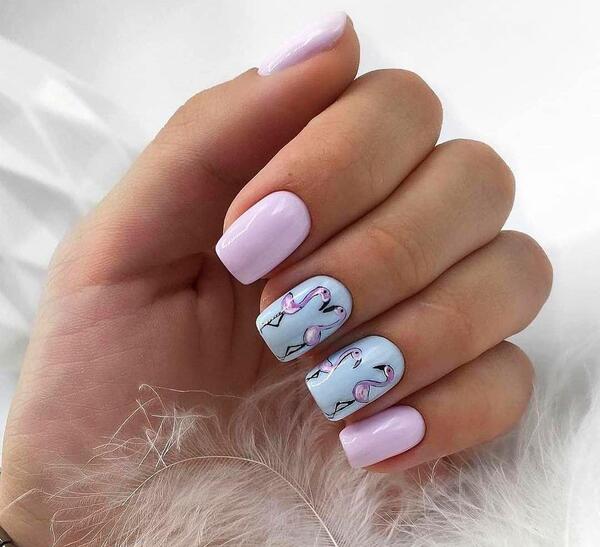 عکس ناخن لاک ژل دخترانه