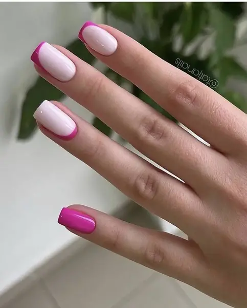 عکس ناخن لاک ژل کوتاه
