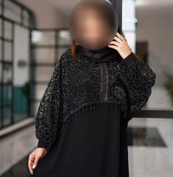 عکس مانتو مشکی محرمی