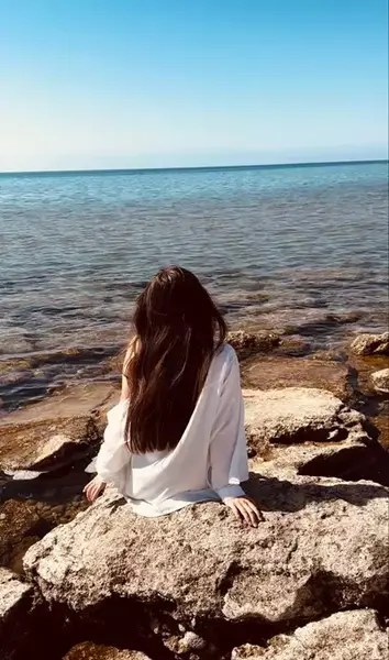 عکس پروفایل لب ساحل