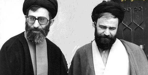عکس خمینی لب حوض