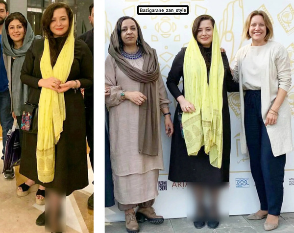 عکس بی حجاب مهراوه شریفی نیا