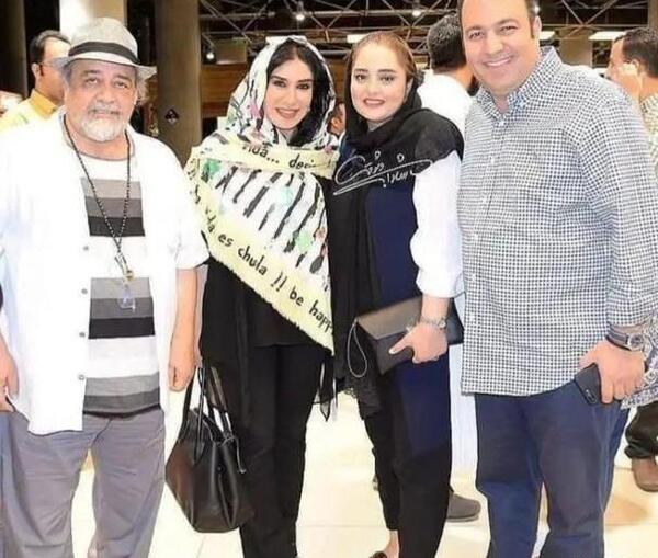 عکس بی حجابی نرگس محمدی