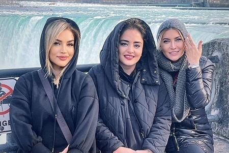 عکس بی حجابی نرگس محمدی