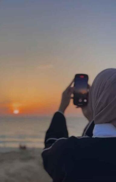 عکس دختر لب دریا پروفایل