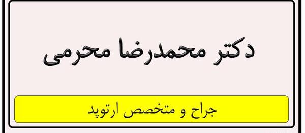 عکس دکتر محمد رضا محرمی تبریز