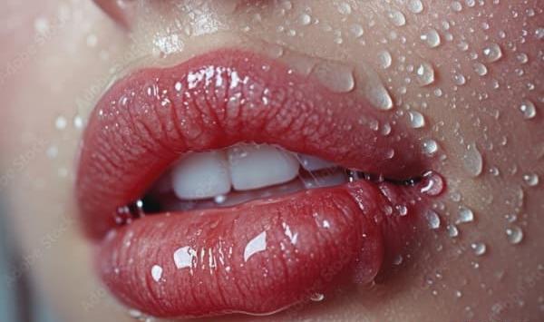 عکس لب ژل زده بزرگ