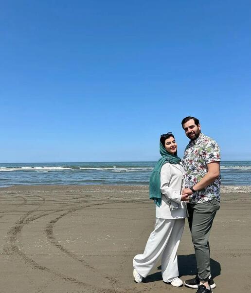 ساحلی ژست عکس لب دریا اینستاگرام