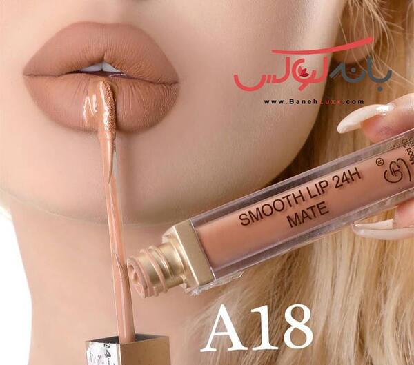 عکس رژ لب قهوه ای روشن