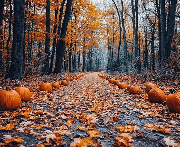 عکس منظره پاییز با کیفیت بالا