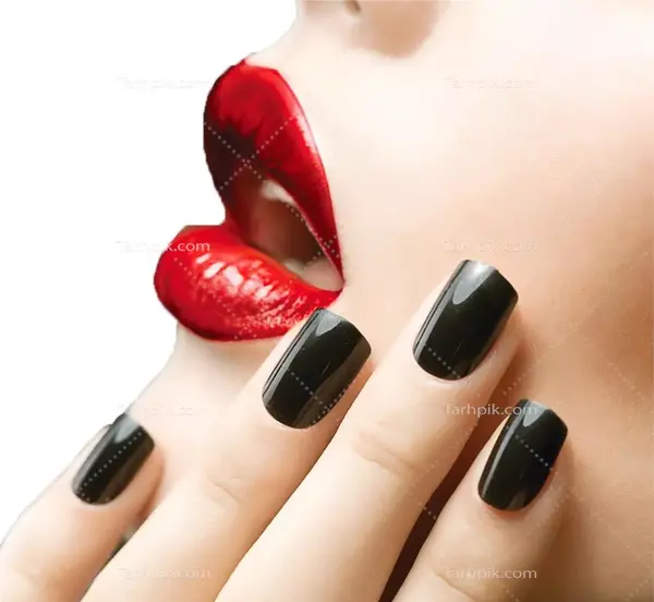 عکس رژ لب مشکی