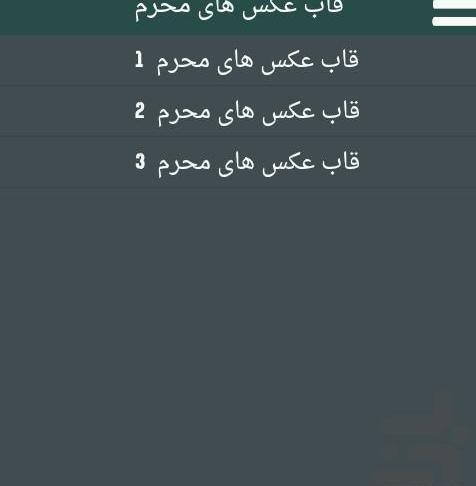 قاب عکس محرمی