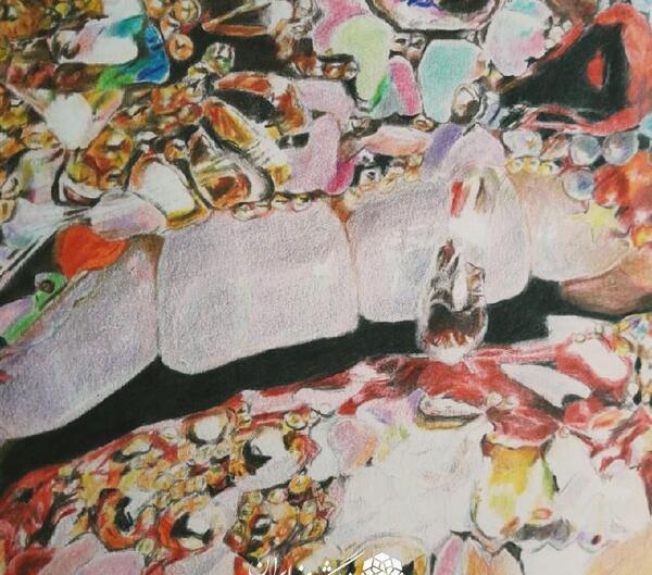 عکس نقاشی لب کوچک