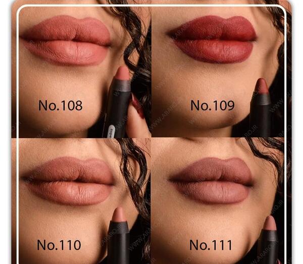 عکس خط لب قهوه ای