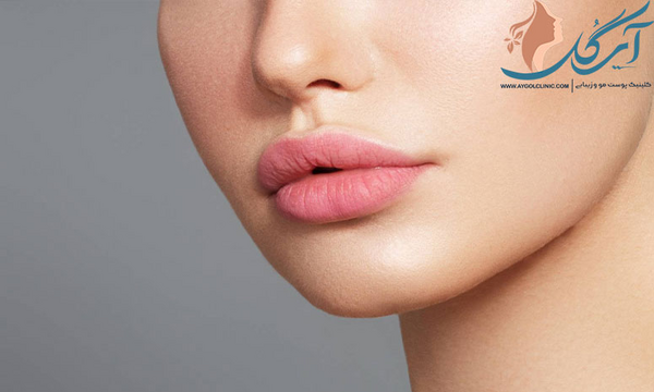 عکس ژل لب قلوه ای