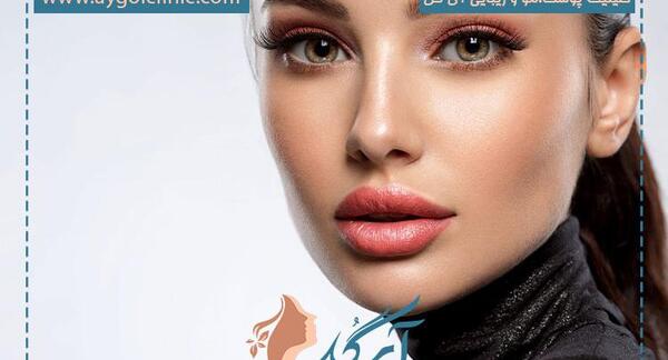 عکس ژل لب مدل قلوه ای