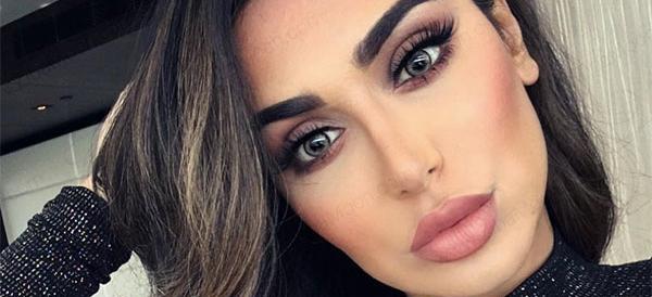 عکس ژل لب مدل قلوه ای