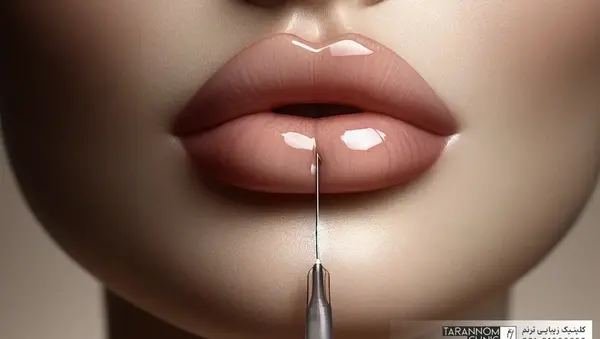 عکس ژل لب مدل قلوه ای