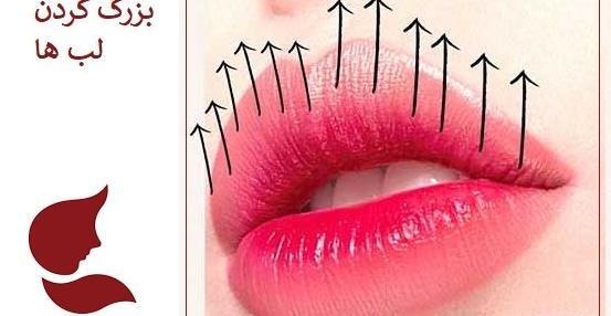 عکس ژل لب مدل قلوه ای