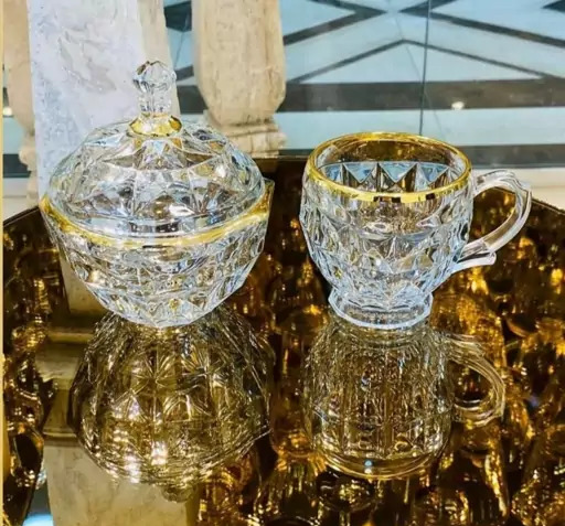 عکس استکان لب طلایی جدید