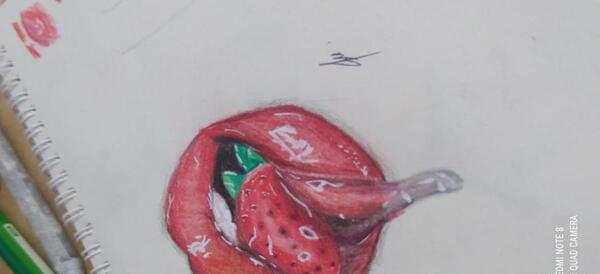 عکس لب برای طراحی رنگی