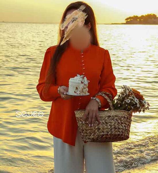 ژست عکس لب دریا شمال