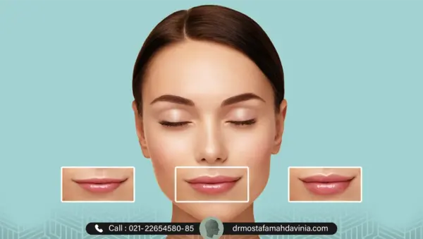عکس لب ژل زده نیم سی سی