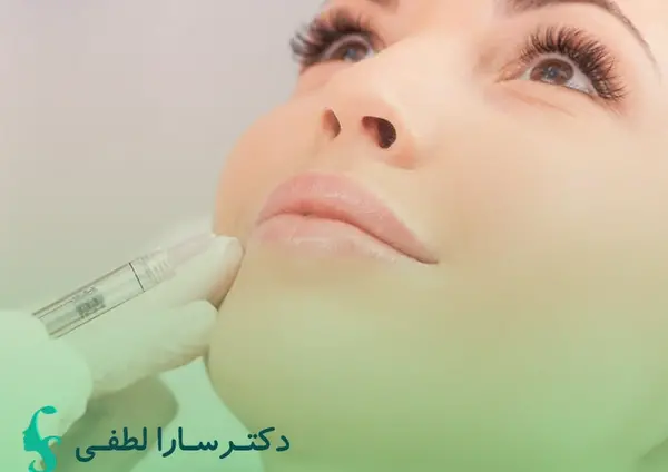 عکس ژل لب خنده دار