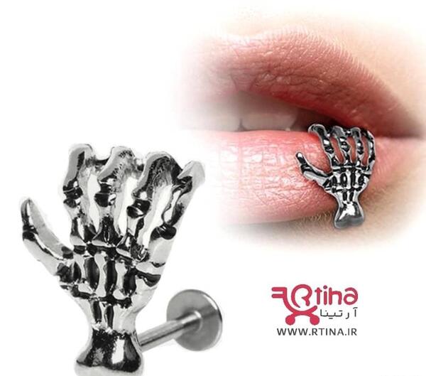 عکس پیرسینگ لب حلقه