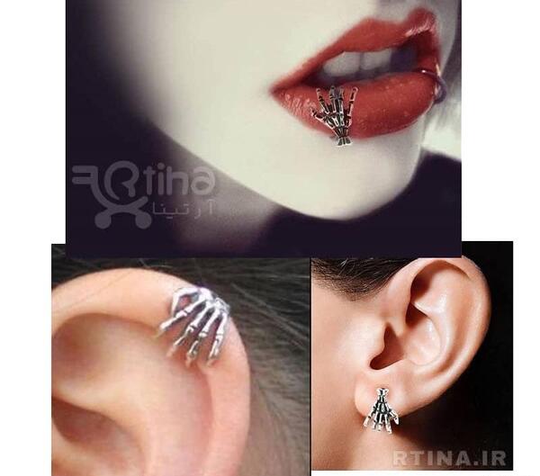 عکس پیرسینگ لب حلقه ای