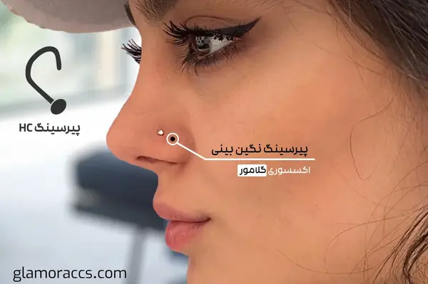 عکس پیرسینگ لب حلقه ای