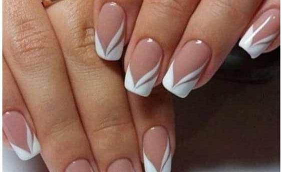 عکس ناخن لمینت فرنچ