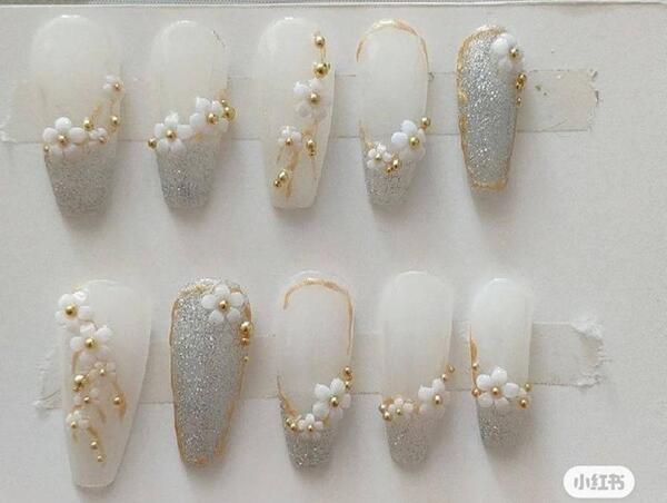 عکس ناخن مصنوعی بچه گانه برای عروسی