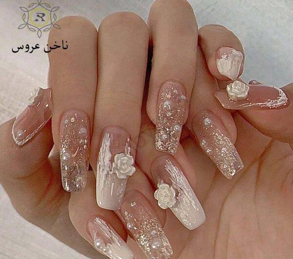عکس ناخن مصنوعی عروس بلند