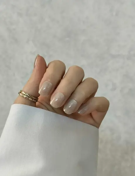 عکس ناخن کروم نقره ای