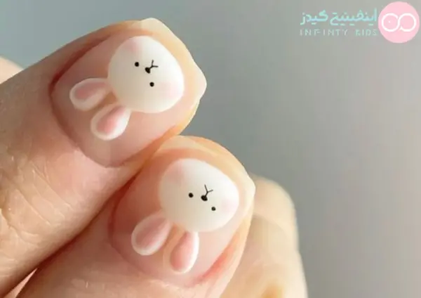 عکس ناخن ناخن بچه گانه