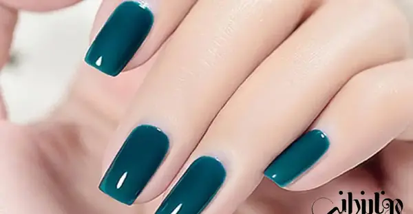 عکس ناخن یلدایی ساده