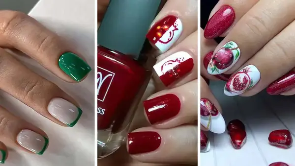عکس ناخن شب یلدایی