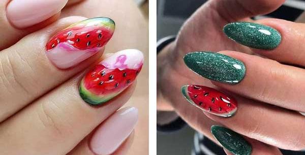عکس ناخن شب یلدایی