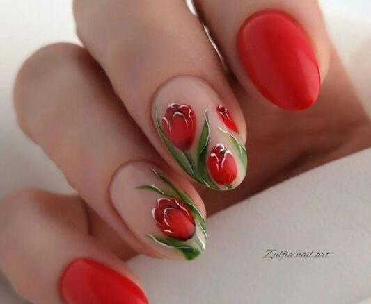 عکس ناخن یلدای