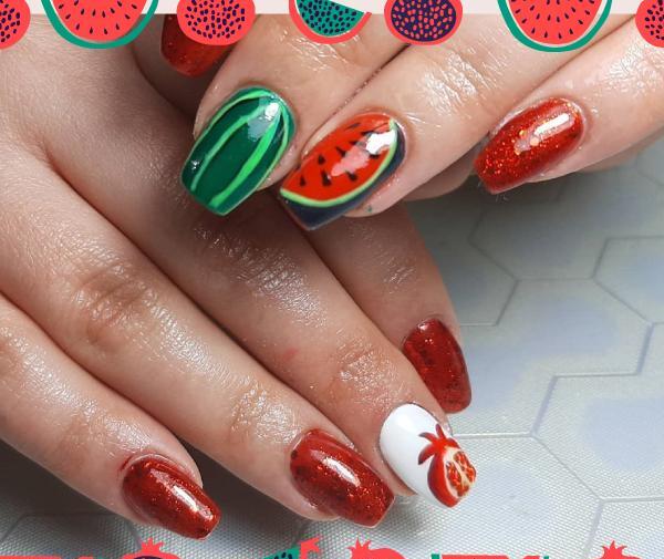 عکس ناخن یلدای