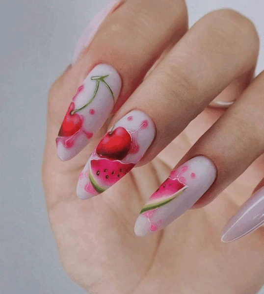 عکس ناخن شب یلدا