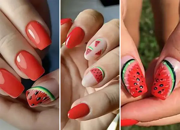 عکس ناخن شب یلدا جدید