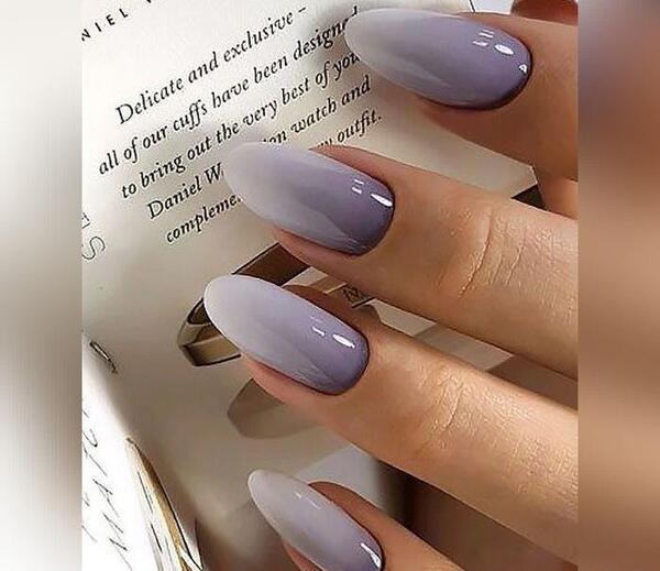 عکس کاشت ناخن یک رنگ