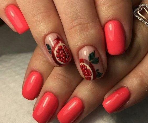عکس های ناخن شب یلدایی