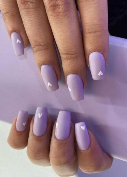 عکس ناخن دخترانه یاسی