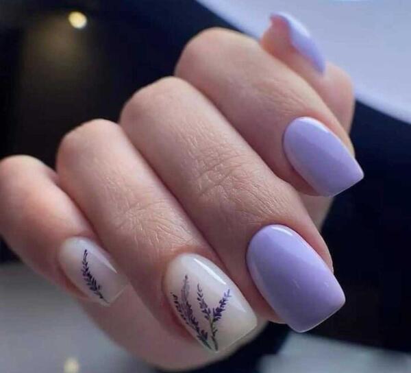 عکس ناخن دخترانه یاسی