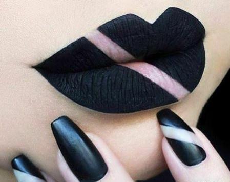 عکس لب و ناخن برای پروفایل